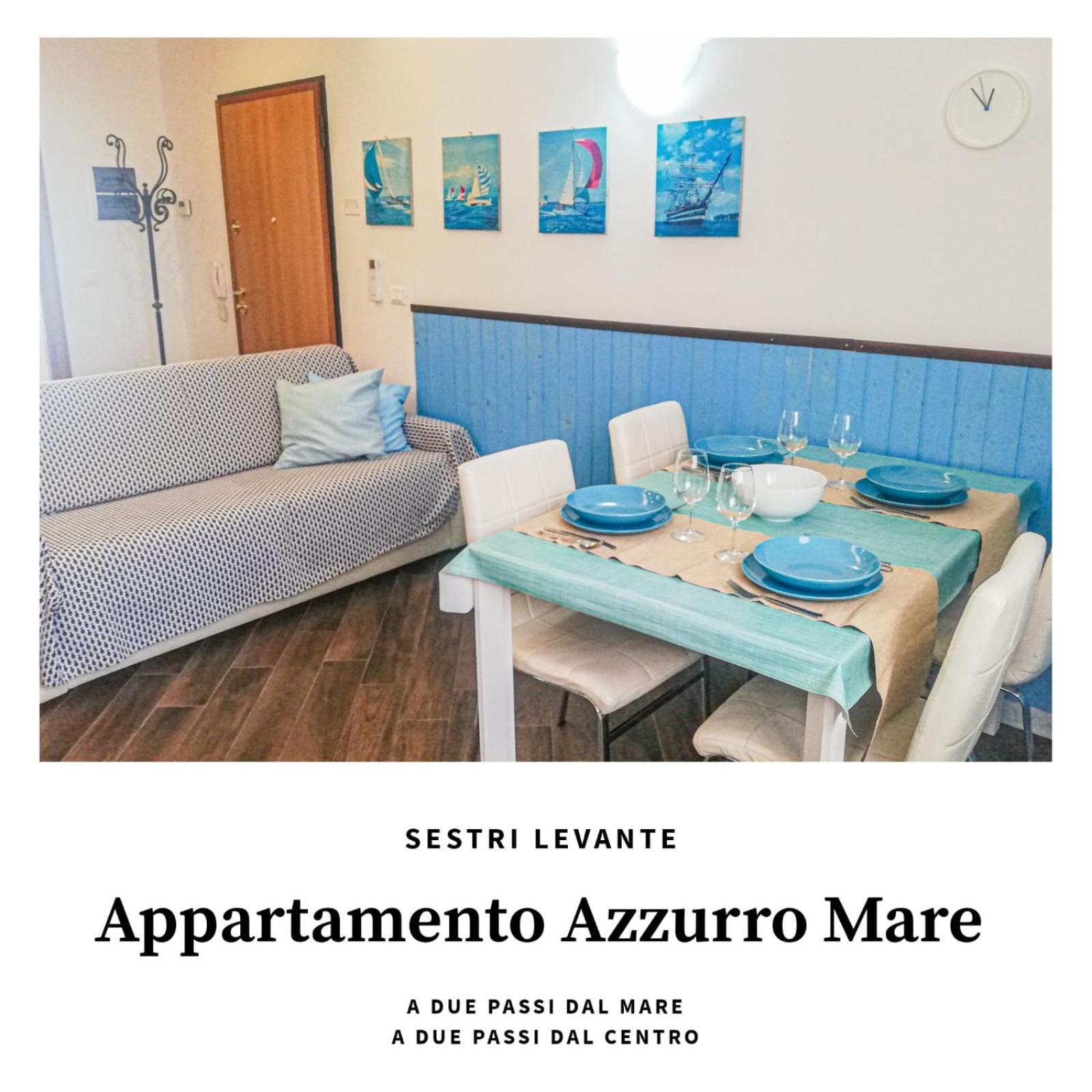 Appartamento Azzurro Mare Сестри-Леванте Экстерьер фото